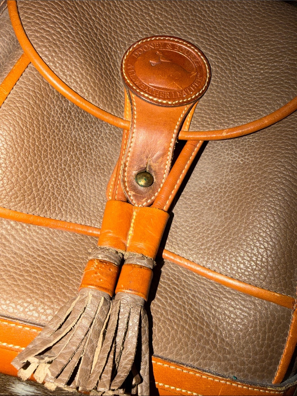 Vintage Dooney & Bourke All Weather Leather Dover - Picture 4 of 7